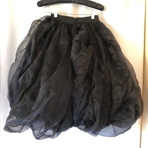 High Quality $200 Versatile Fashions Bubble Skirt Crystal Organza